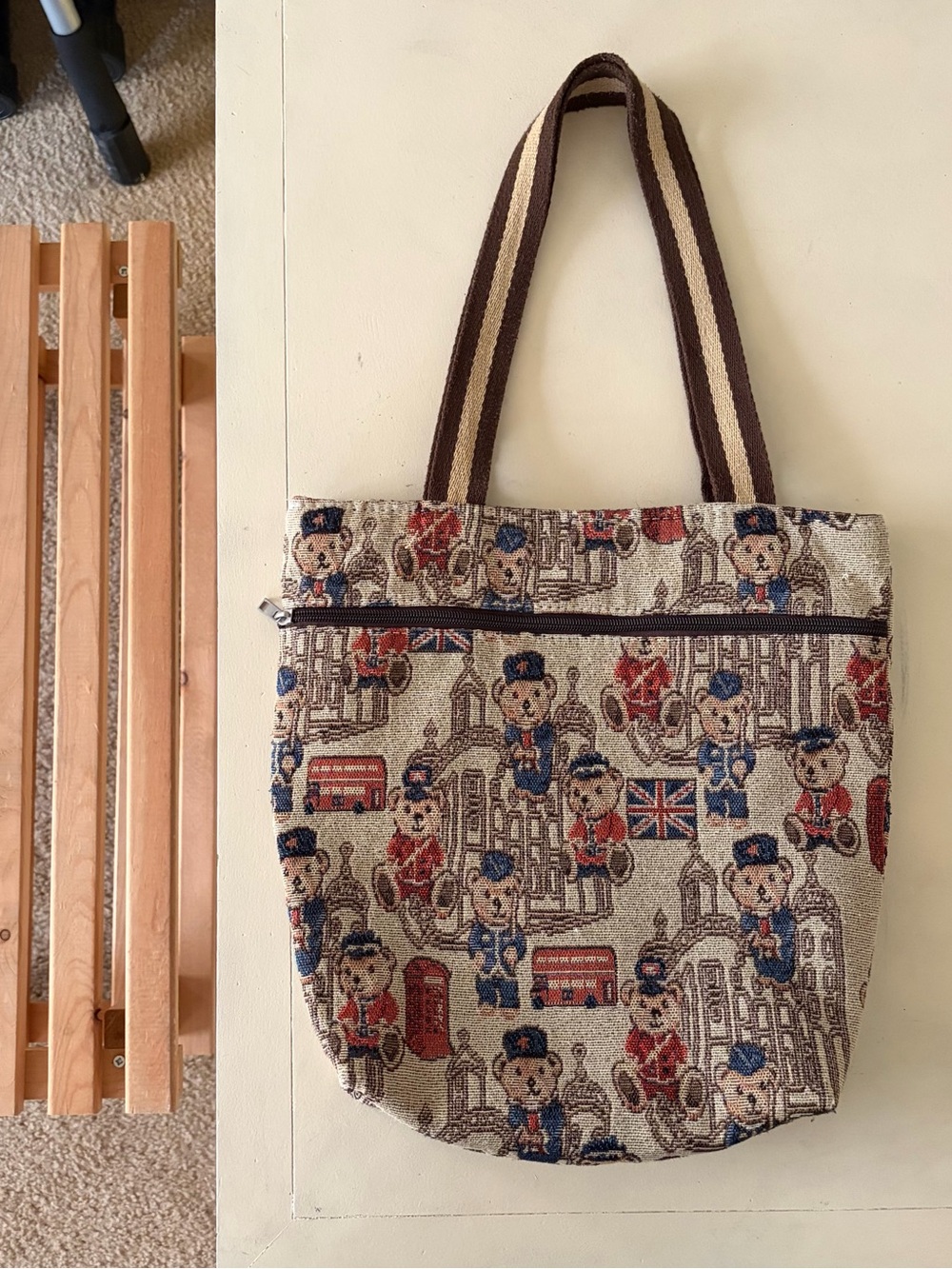london teddy bear bag